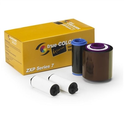 Cassete fita cores YMCKO p/Zebra ZXP7 - 20717043