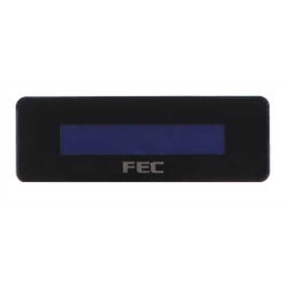 Visor Cliente LCD Preto 2x20 RS232 p/AerPOS - 31074069